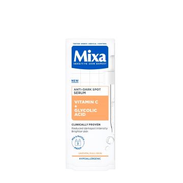 Mixa Anti-Dark Spot Серум за лице против тъмни петна за кожа с неравен тен и без блясък  x30 мл