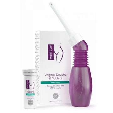 Multi-Gyn Vaginal Douche Combipack Вагинален душ x1 брой + ефервесцентни таблетки за интимна хигиена x10 броя