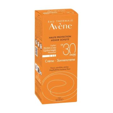 Avene Слънцезащитен крем за лице за чувствителна кожа SPF 30 x50 мл