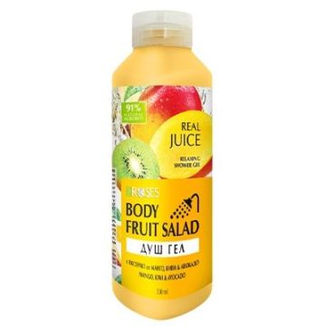 Nature of Agiva Body Fruit Salad Натурален душ гел за тяло с манго, киви и авокадо x330 мл