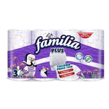 Familia Magic Flowers Тоалета хартия с аромат на цветя x8 броя