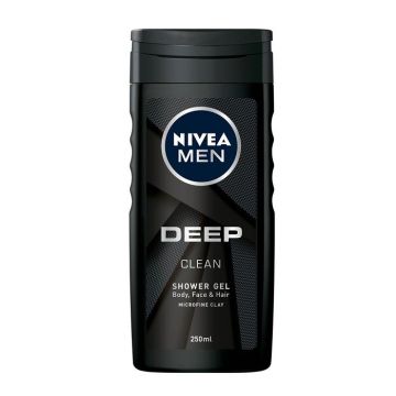 Nivea Men Deep Душ гел за тяло, лице и коса за мъже х250 мл