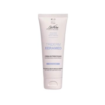 Bionike Triderm Xeramed Подхранващ крем за ръце с 30% глицерин за много суха и ксеротична кожа x75 мл
