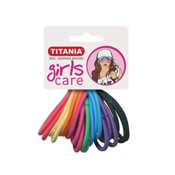 Titania Girls Care Ластици за коса, модел 7820 х20 броя