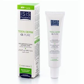 Isis Pharma Teen Derm Интензивен гел-крем за лице за кожа с несъвършенства x30 мл