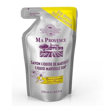 Ma Provence Lemon Blossom Течен сапун с цвят от лимон - пълнител х250 мл
