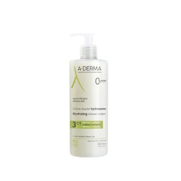 A-Derma Natatural Care Хидратиращ душ-крем за лице и тяло с овес х500 мл