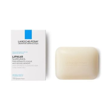 La Roche-Posay Lipikar Surgas Измиващо блокче за лице и тяло за суха и чувствителна кожа x150 грама