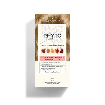 Phyto Color Дълготрайна боя за коса, 9 Very Light Blonde
