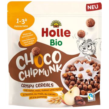 Holle Bio Био зърнена закуска с какао и ябълка за деца от 1 година x125 грама