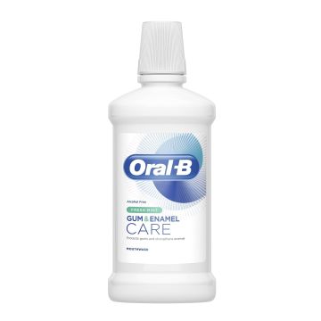 Oral-B Gum & Enamel Care Вода за уста за заздравяване на венците и емайла с вкус на мента х500 мл