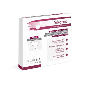Sikatris силиконов пластир против бръчки и белези по деколтето 13x14 см х5 броя