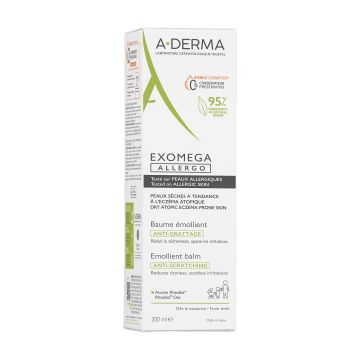 A-Derma Exomega Allergo Емолиентен балсам за тяло - стерилна козметика x200 мл