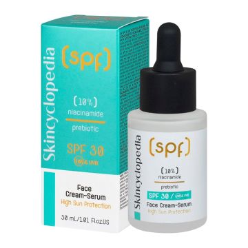 Skincyclopedia SPF Слъцезащитен крем - серум против несъвеършенства SPF30 х30 мл