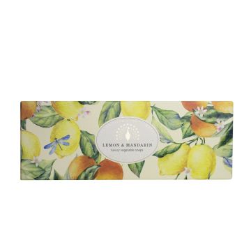 English Soap Lemon & Mandarin Луксозни сапуни Лимон и мандарина 3х100 грама