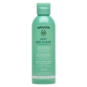 Apivita Just Be Clear Пречистващ и свиващ порите лосион x200 мл