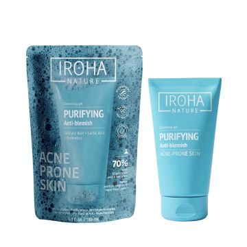 Iroha Nature Почистващ гел за лице със салицилова киселина х150 мл