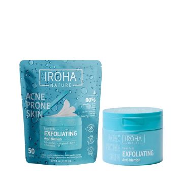 Iroha Nature Тонер падове за лице със салицилова киселина за мазна кожа х50 броя