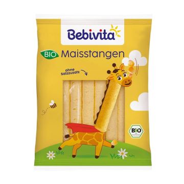 Bebivita Био Царевични пръчици за деца над 3 години х40 грама