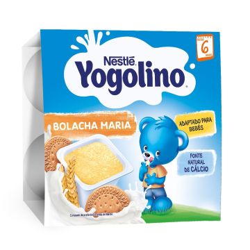 Nestle Yogolino Бисквита млечен десерт за деца над 6 месеца 4x100 грама