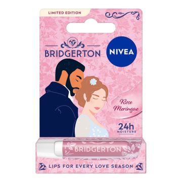 Nivea Bridgerton Балсам за устни розова меренга х4,8 грама