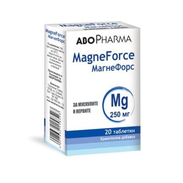 Магнефорс Магнезий 250мг х20 таблетки Abopharma