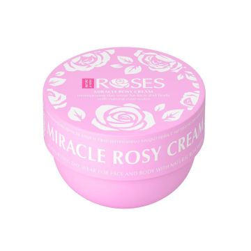 Nature of Agiva Miracle Rosy Витализиращ крем за лице и тяло с розова вода и пантенол х75 мл