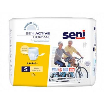 Seni Active Normal Абсорбиращи пелени-гащи за възрастни, размер S х10 броя