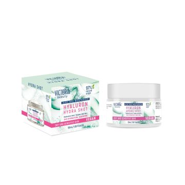 Victoria Beauty Hyaluron Hydra Shot Хидратиращ крем за лице с алое вера x50 мл
