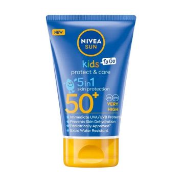 Nivea Sun Kids Protect & Care Детски слънцезащитен лосион SPF50+ x50 мл