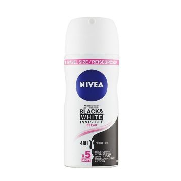 Nivea Invisible Clear Спрей против изпотяване предотвратяващ петна по дрехите х100 мл