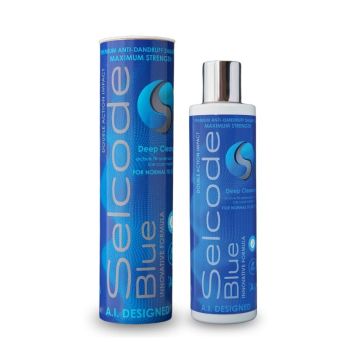 Selcode A.I. Blue+ Шампоан против пърхот за нормална и склонна към омазняване коса x200 мл