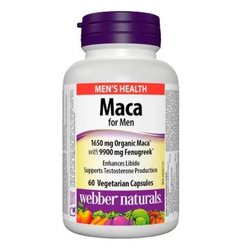 Мака за мъже х60 капсули Webber Naturals