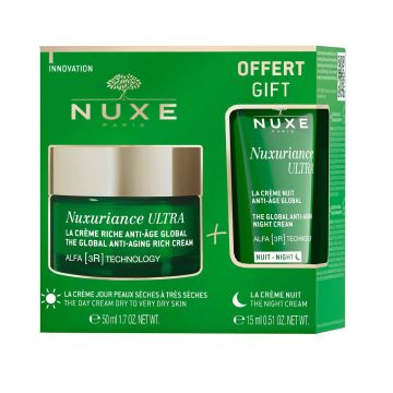Nuxe Nuxuriance Ultra  Комплект за лице Противостареещ крем за глобална грижа за суха до много суха кожа и Нощен крем за глобална грижа за всеки тип кожа