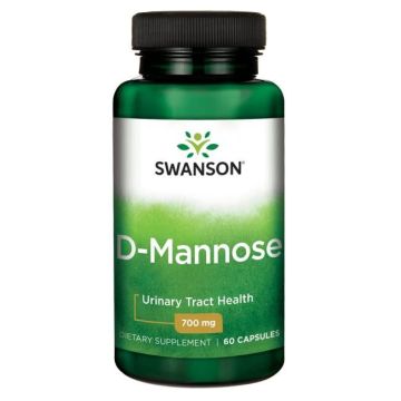 Д-маноза 700 мг х60 капсули Swanson