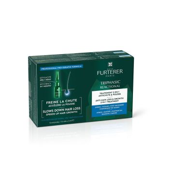 Rene Furterer Triphasic Reactional 2in1 Ампули за коса Програма за сила и плътност 12х5 мл