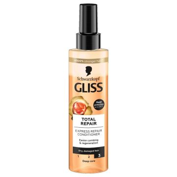 Gliss Total Repair Възстановяващ спрей балсам за суха и изтощена коса x200 мл