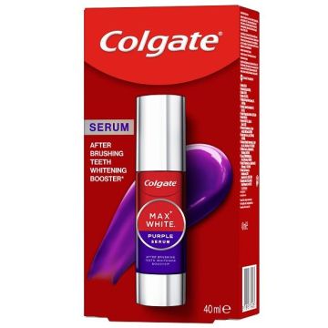 Colgate Max White Purple Избелващ серум за зъби х40 мл
