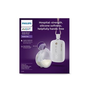 Avent Hands Free Единична електрическа помпа за кърма, SCF531/11