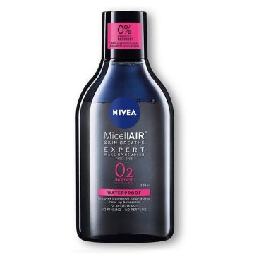 Nivea Micellair Expert Двуфазна мицеларна вода за почистване на водоустойчив грим х400 мл