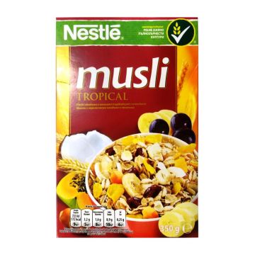 Nestle Musli Tropical Зърнена закуска x350 грама
