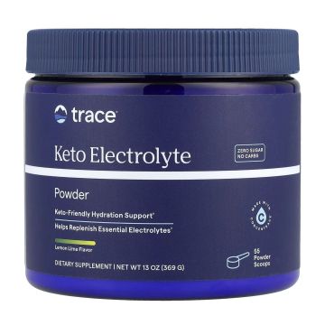 Кето Електролити на прах, с вкус на лимон и лайм х330 мг Trace Minerals
