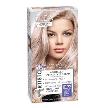 Elea Professional Artisto Боя за коса, 10.72 Super Light Blond Beige