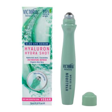 Victoria Beauty Hydra Shot Хидратиращ серум за околоочен контур - ролков апликатор x15 мл