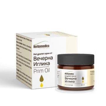 Крем за лице от Вечерна Иглика За дълбоко подхранване и защита на кожата х30 мл Herbamedica