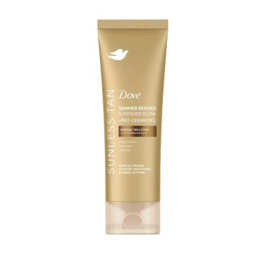 Dove Sunless Tan Лосион за тяло с автобронзанти х200 мл, Light
