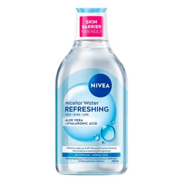 Nivea Refreshing Мицеларна вода за лице за нормална кожа