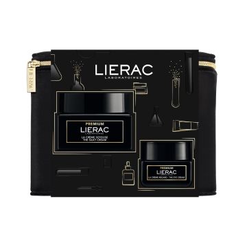 Lierac Комплект за лице Premium Копринен крем против бръчки за нормална до смесена кожа и околоочен крем