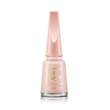 Flormar Jelly Look Nail Enamel Дълготраен лак за нокти с гел ефект, цвят 25 Soft Cloud
