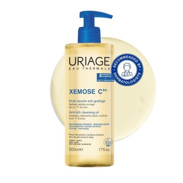 Uriage Xemose C8+ Измиващо душ-олио за тяло за суха кожа х500 мл